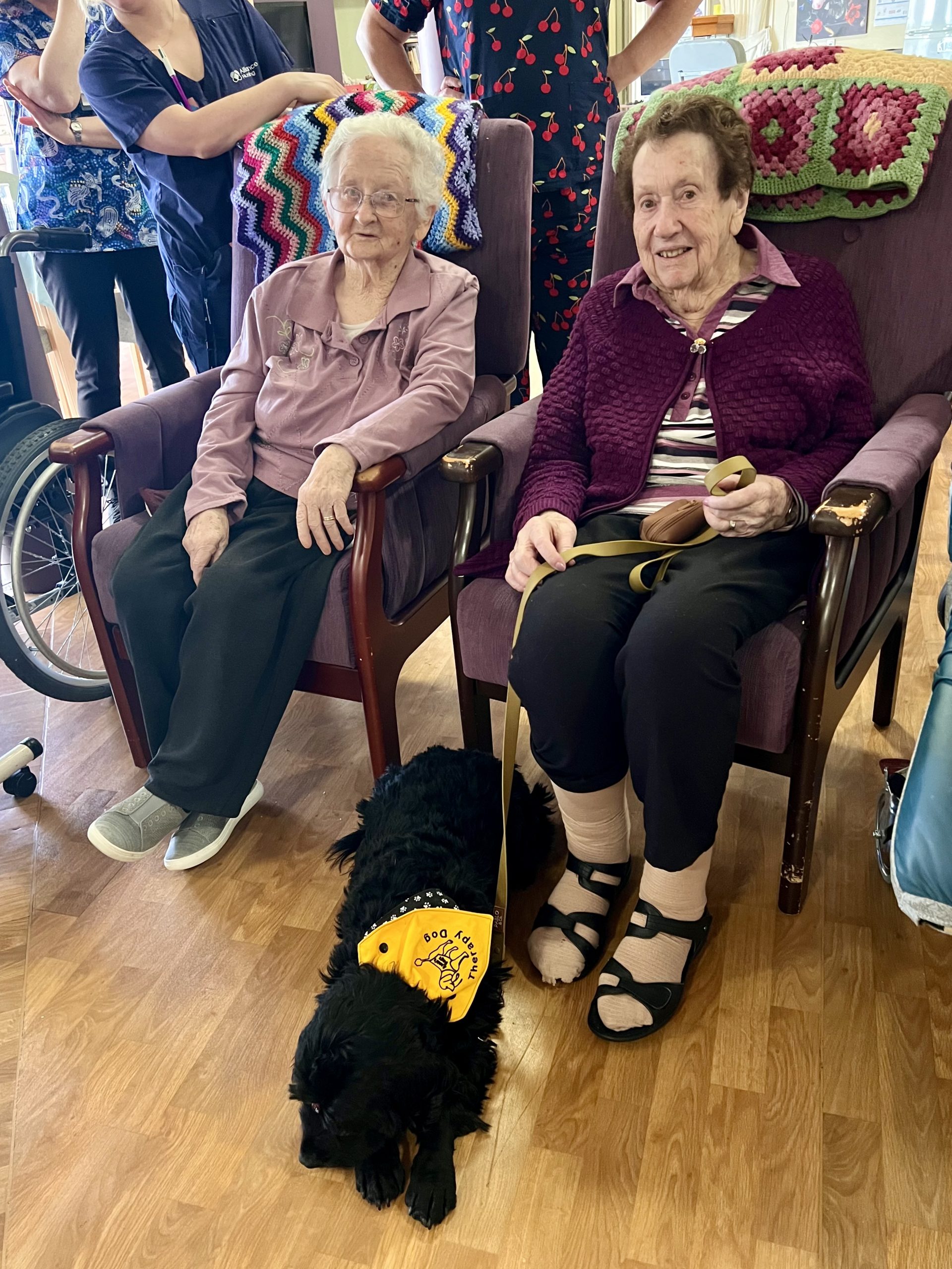 Hopetoun therapy dog visit