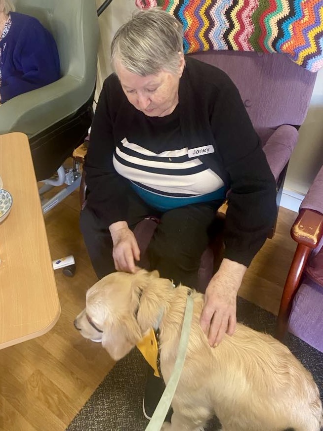 Hopetoun therapy dog visit