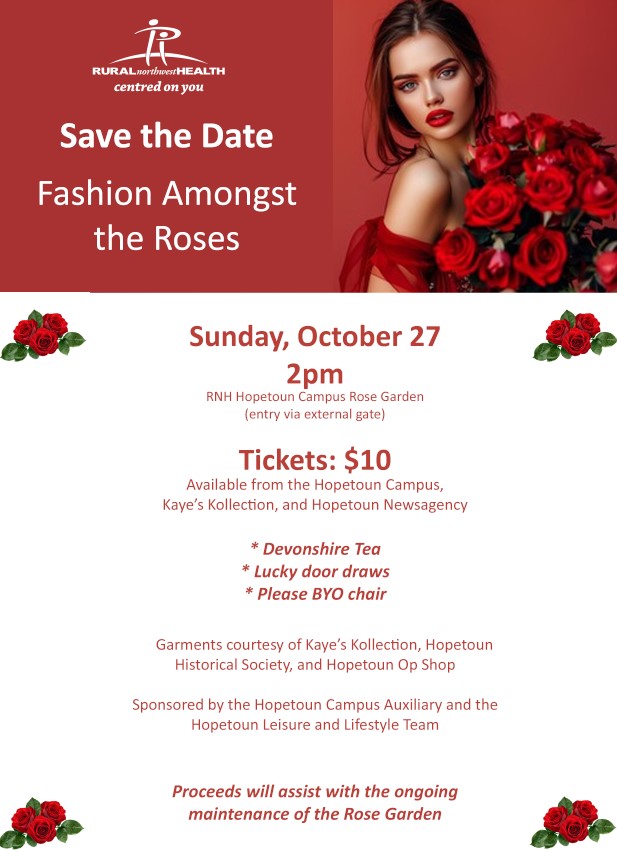 Hopetoun Fashion Amongst the Roses poster