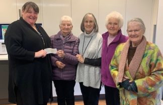 Auxiliary donation aged care snack fridge
