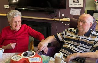 Bob and Iris Burdett th anniversary