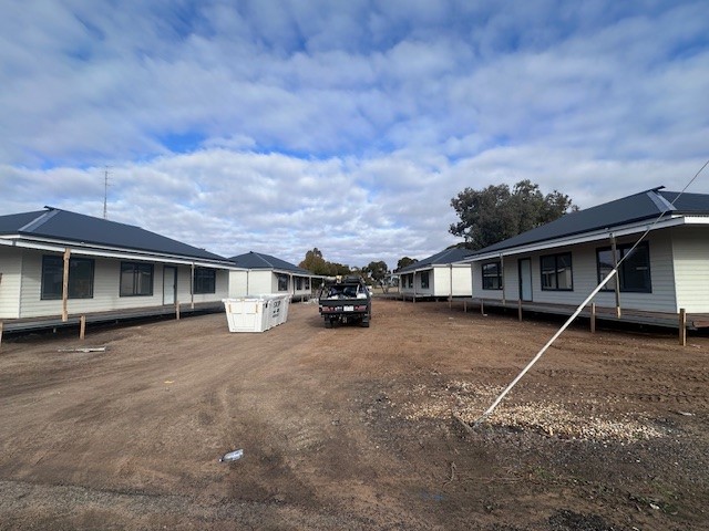 All duplexes on site