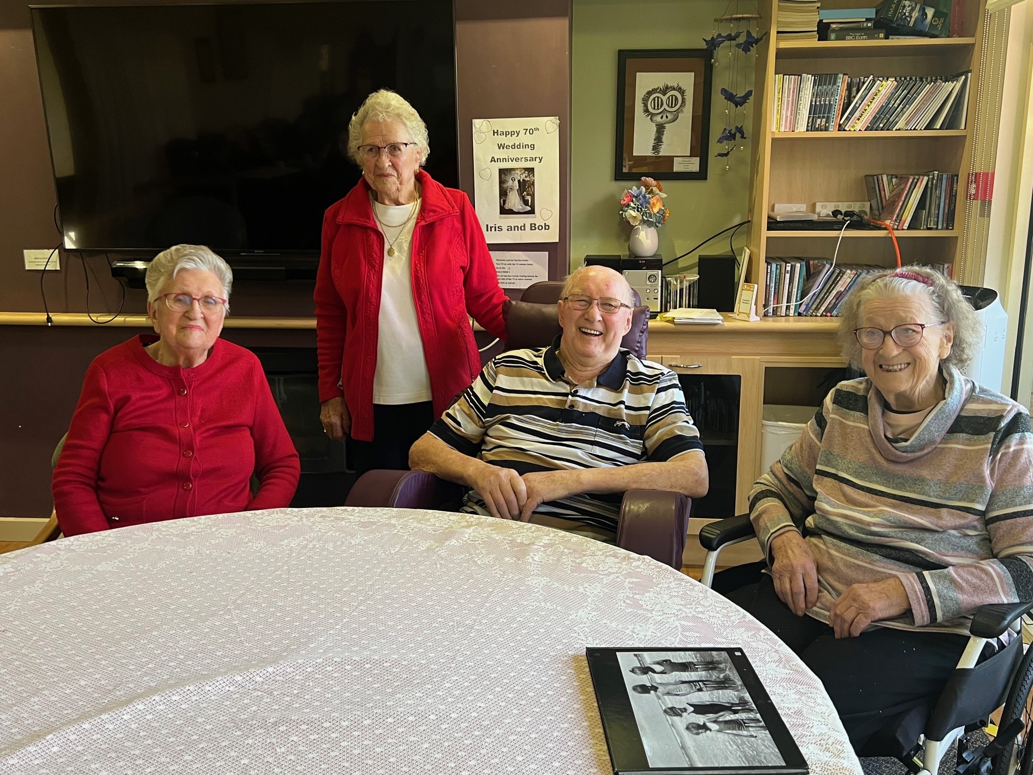 Bob and Iris Burdett th anniversary