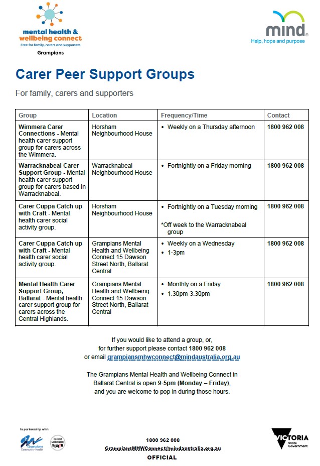 Career peer support groups