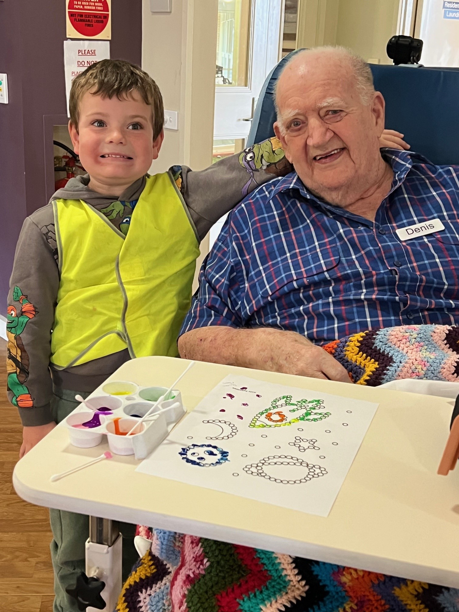 Htoun preschool visit