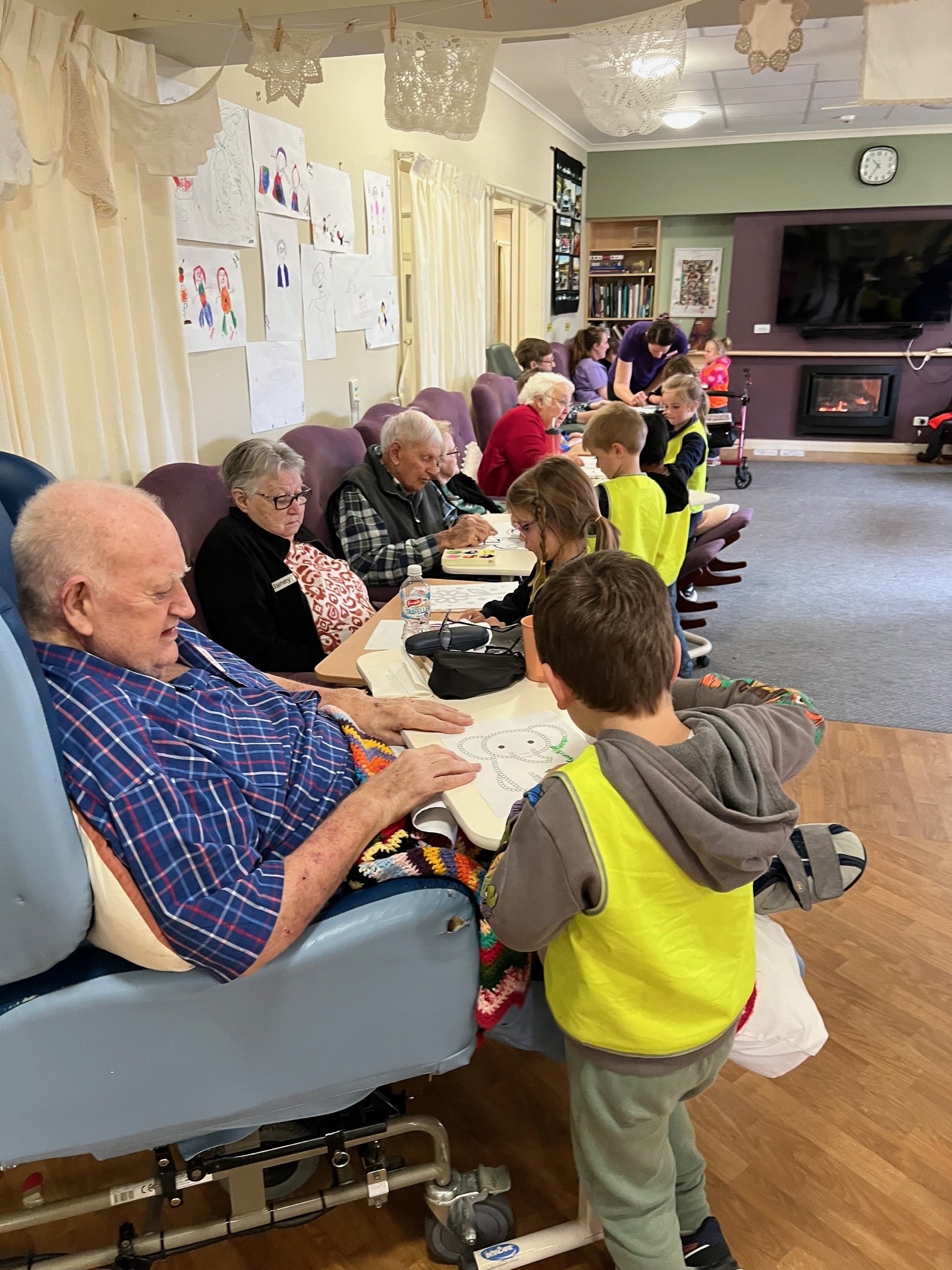 Htoun preschool visit