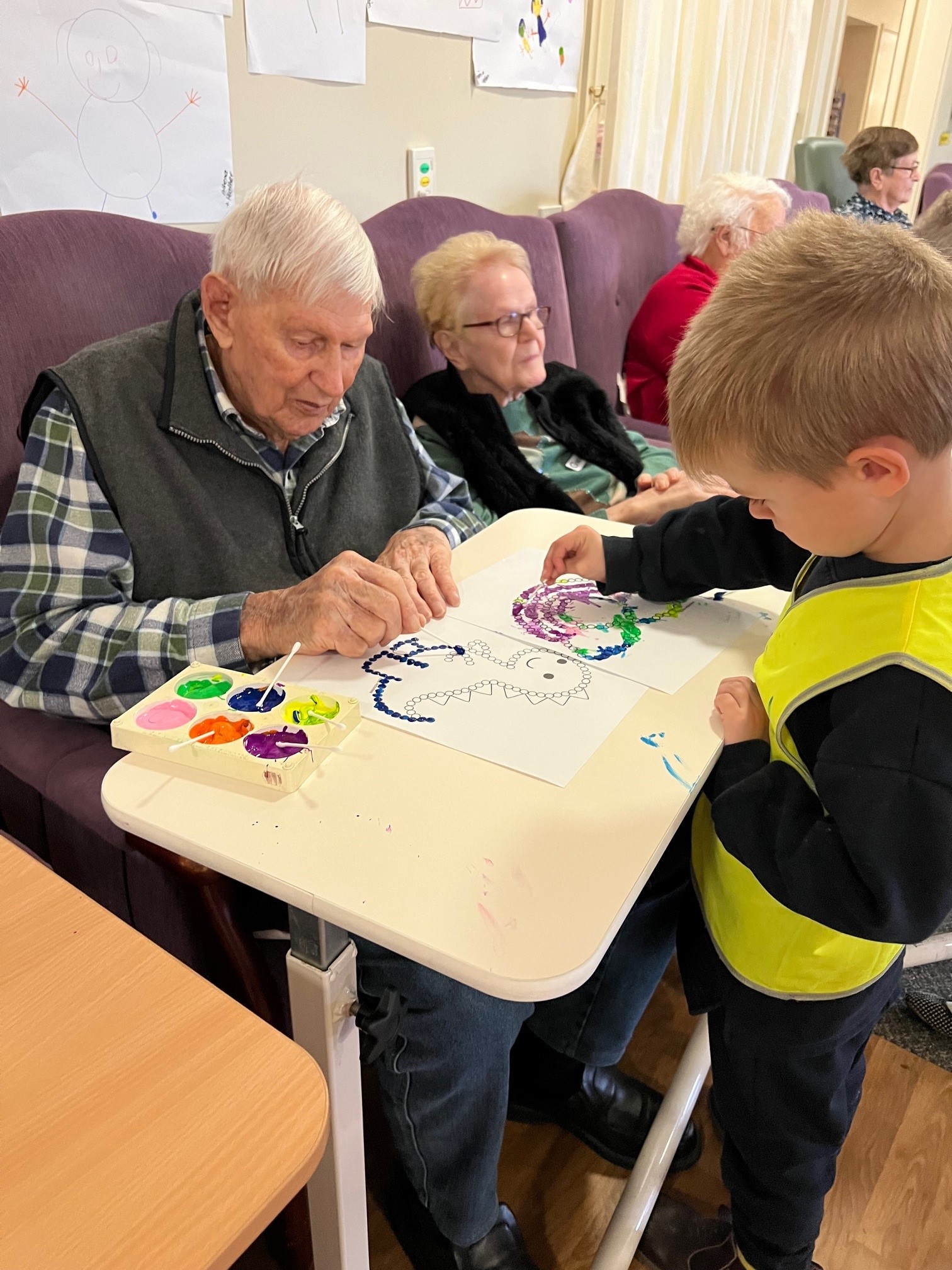 Htoun preschool visit
