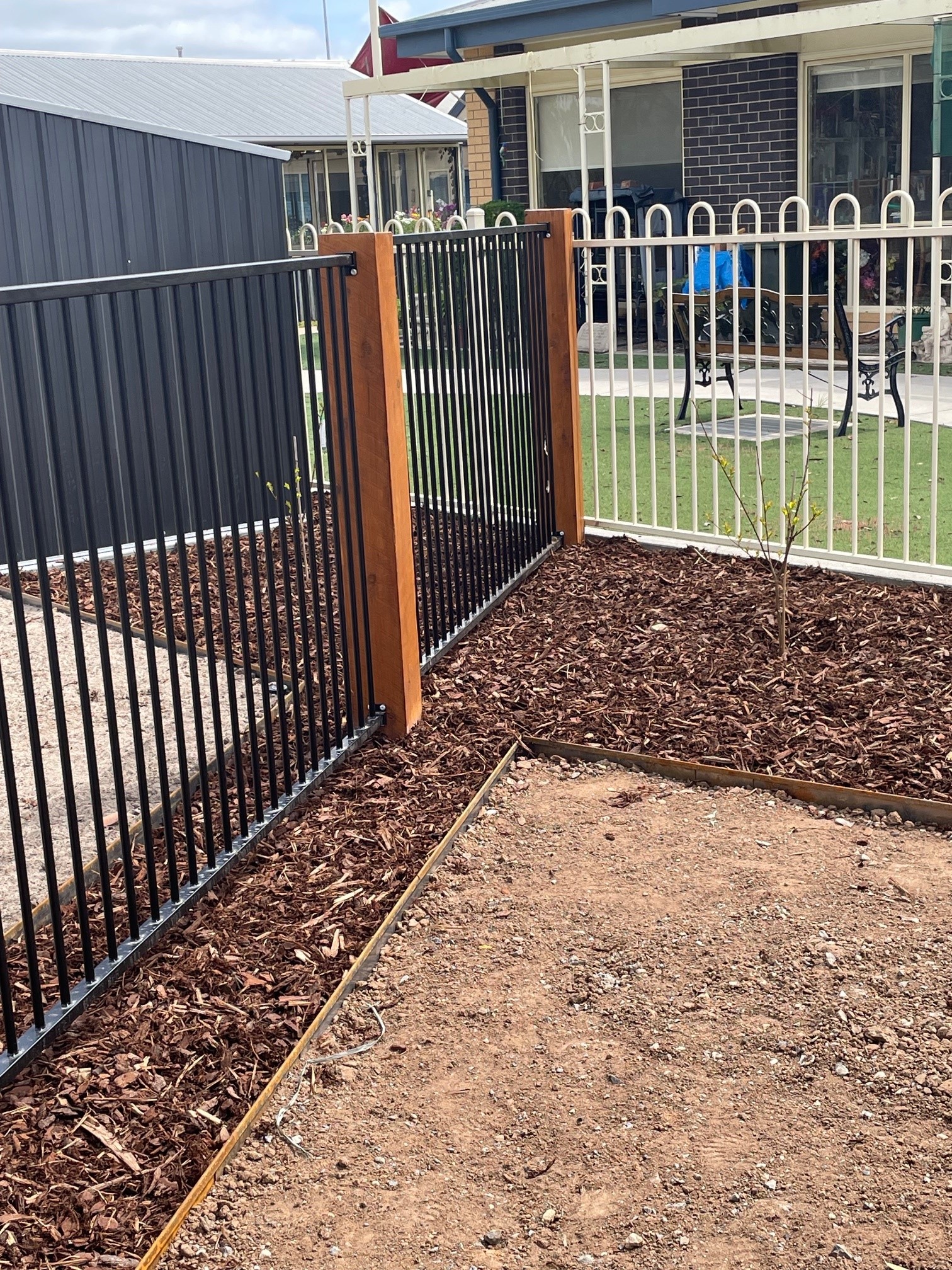 Duplex landscaping