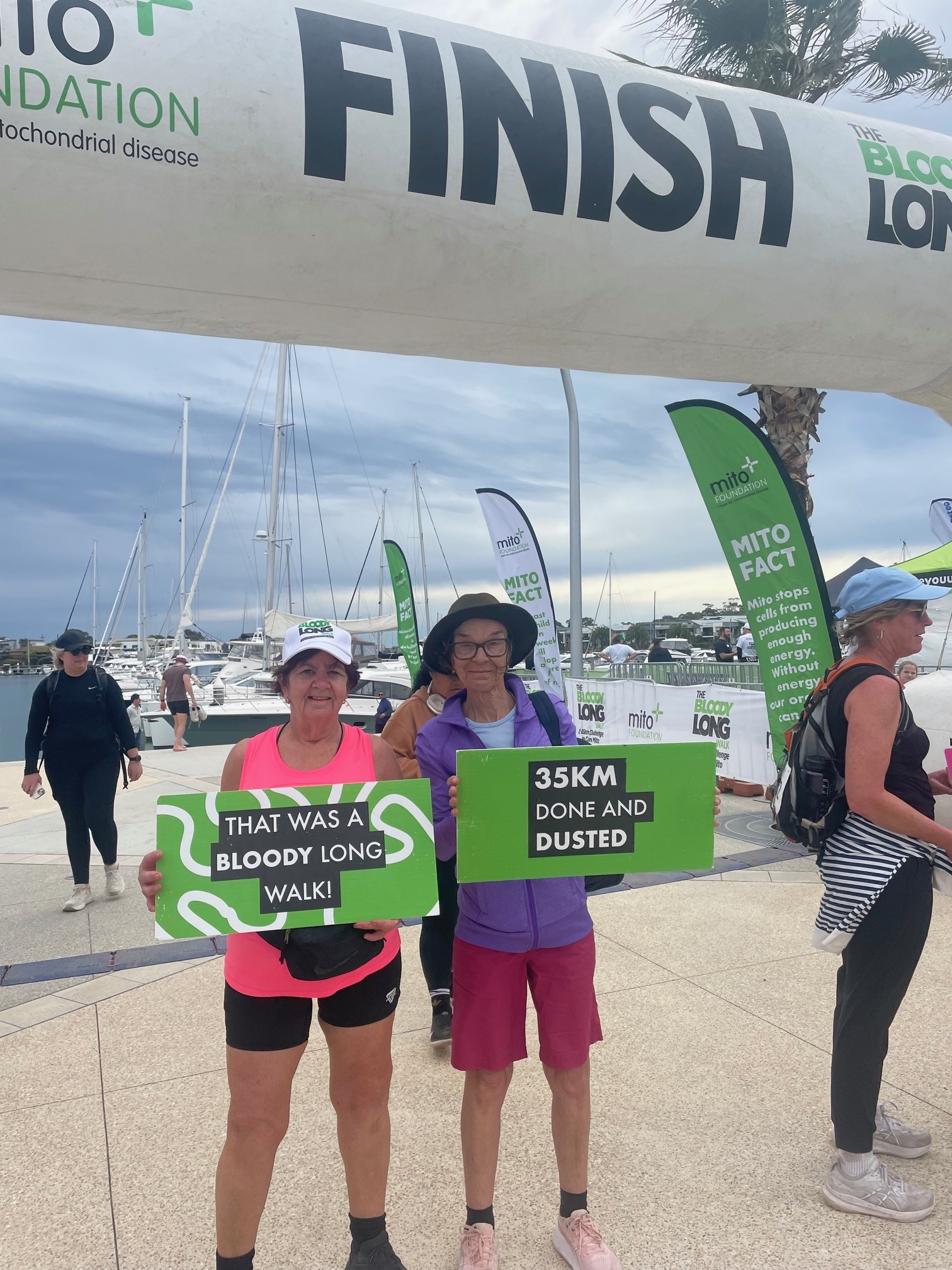 Karen and Carol Bloody Long Walk