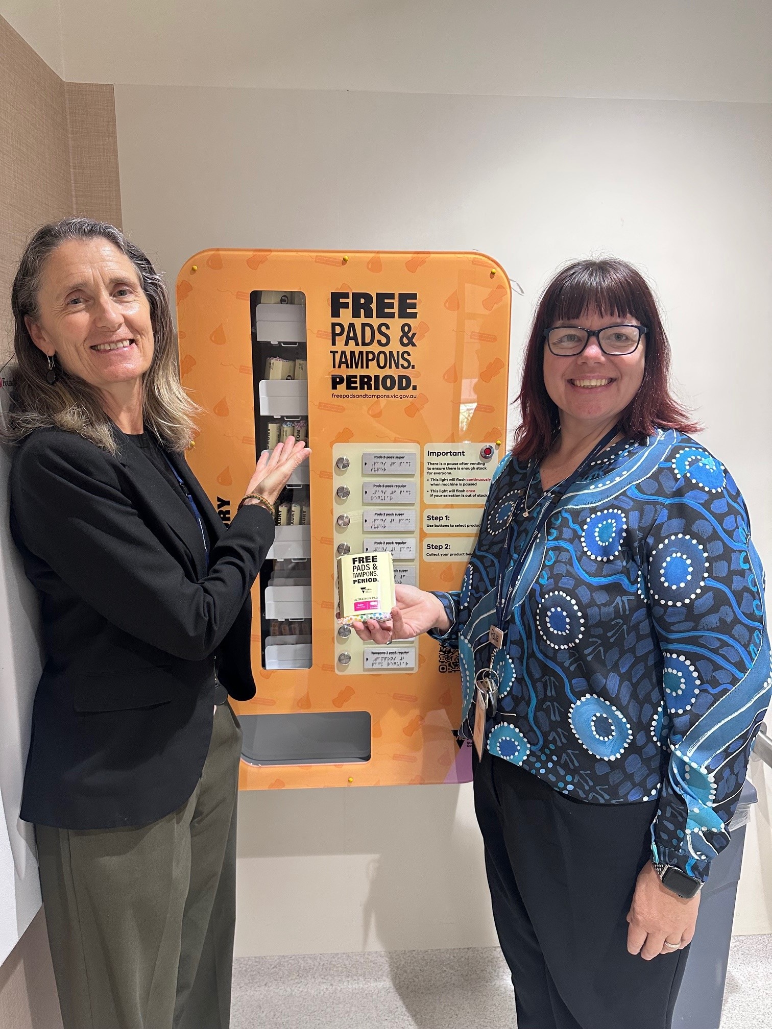 Free period products Warracknabeal campus