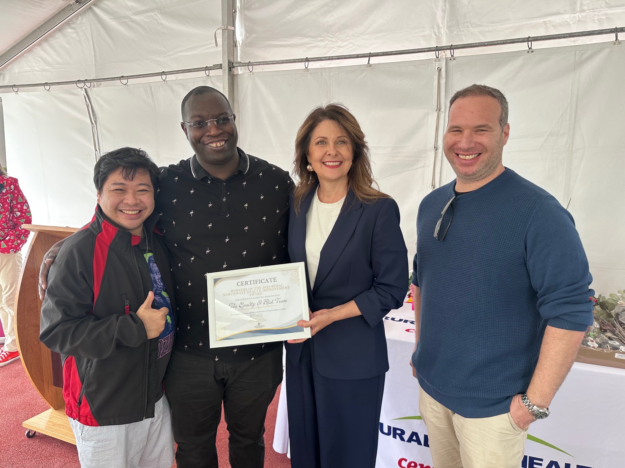 RNH Xmas party Q and R