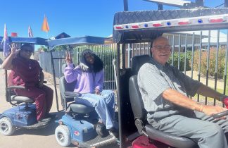 Geoff Haebich gopher visit to YL