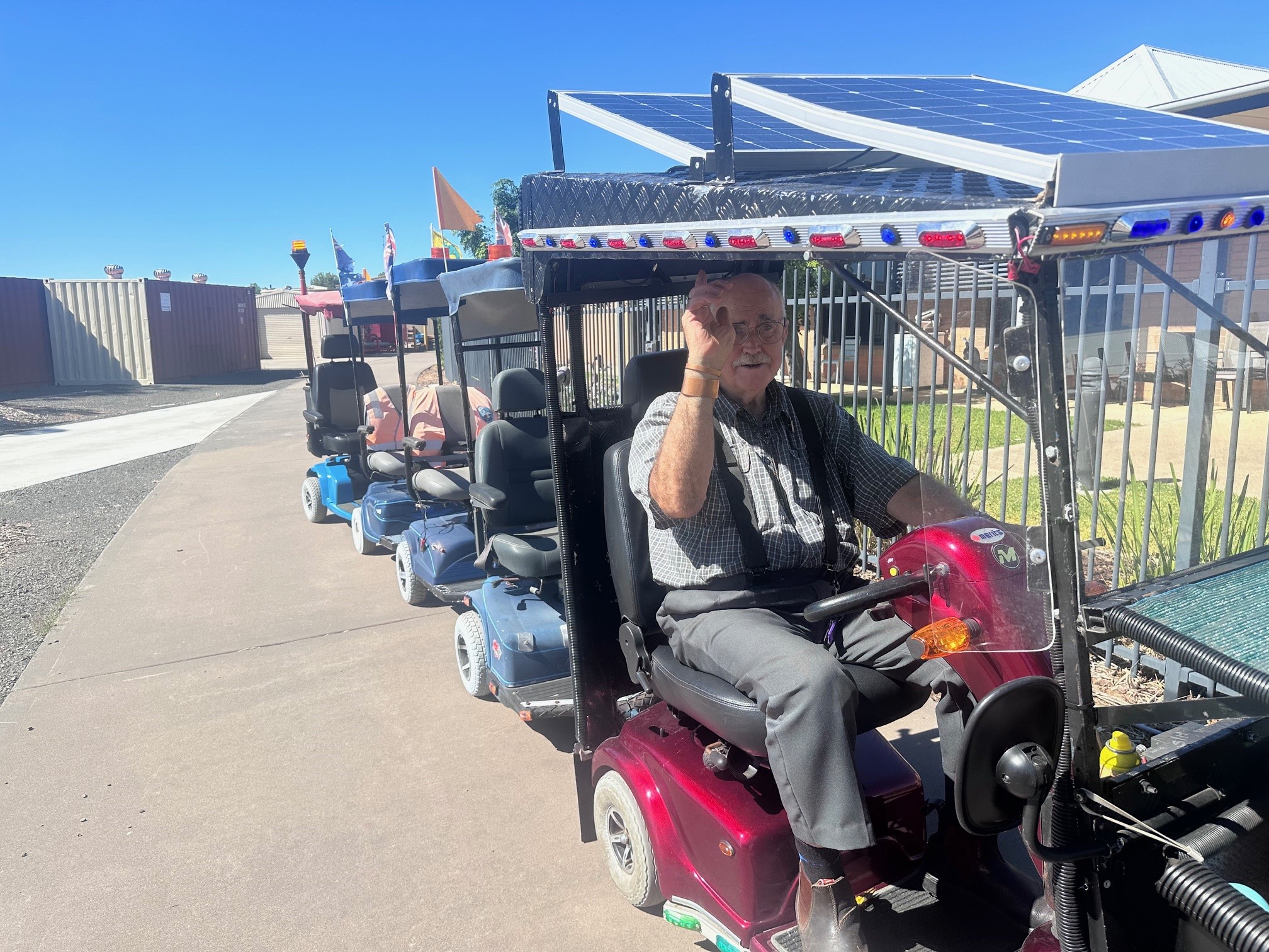 Geoff Haebich gopher visit to YL