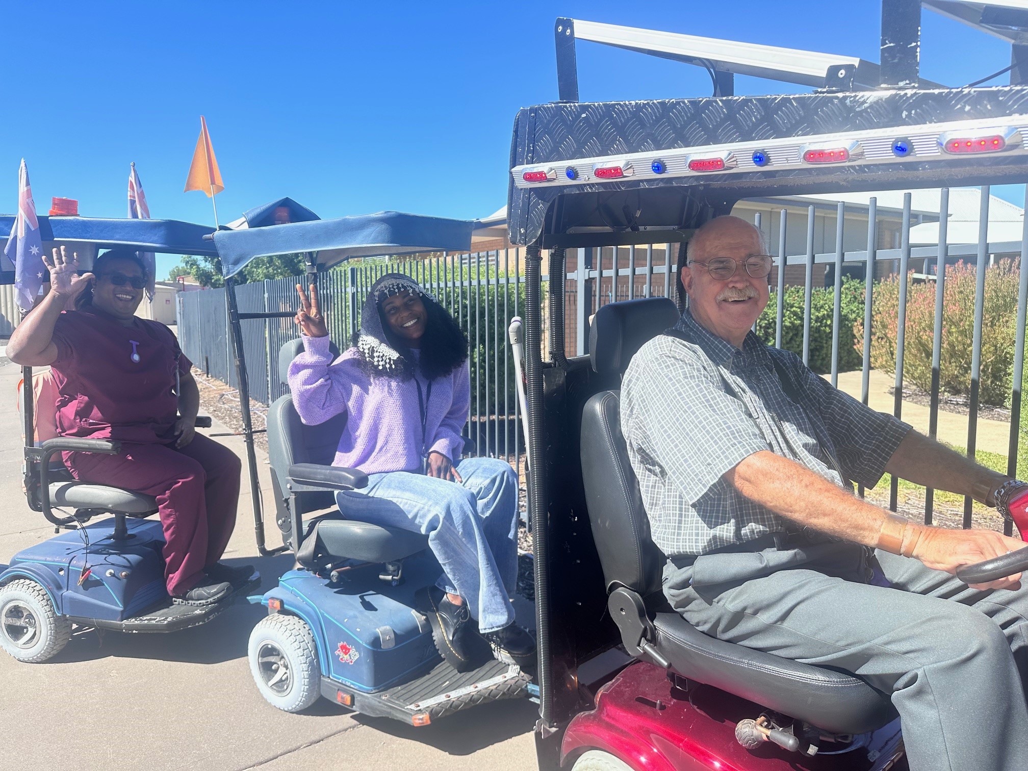 Geoff Haebich gopher visit to YL