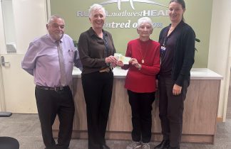 Swanbuild donation to auxiliary